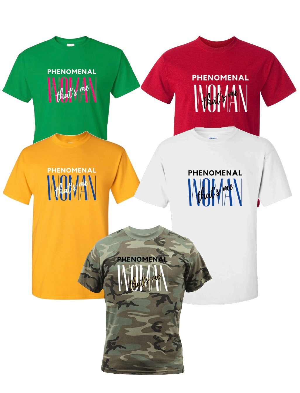 Phenomenal Woman Sisterhood Colors Yellow