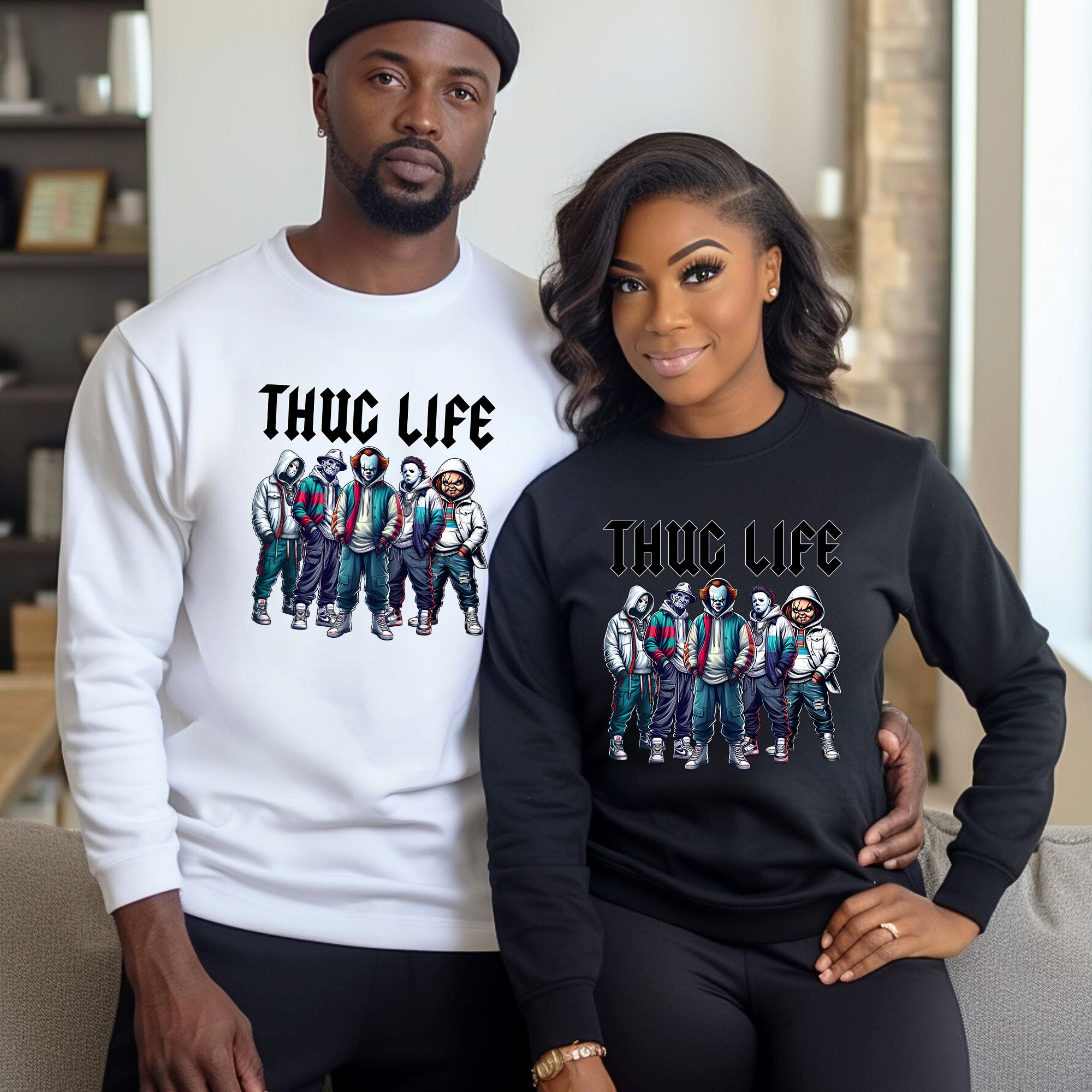 Thug Life II Short Sleeved T-Shirt – One Creative Mind Custom Creations ...