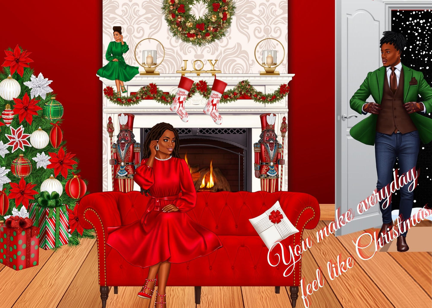 Christmas With You Greeting Card