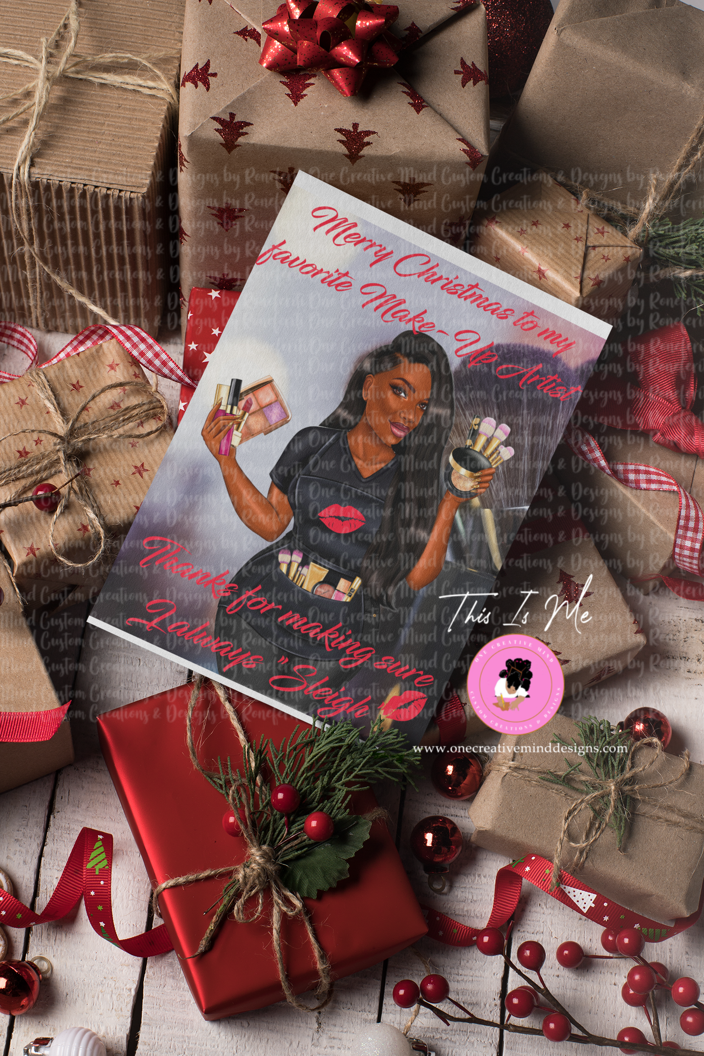 Hair Stylist / Make-up Artist Greeting Card