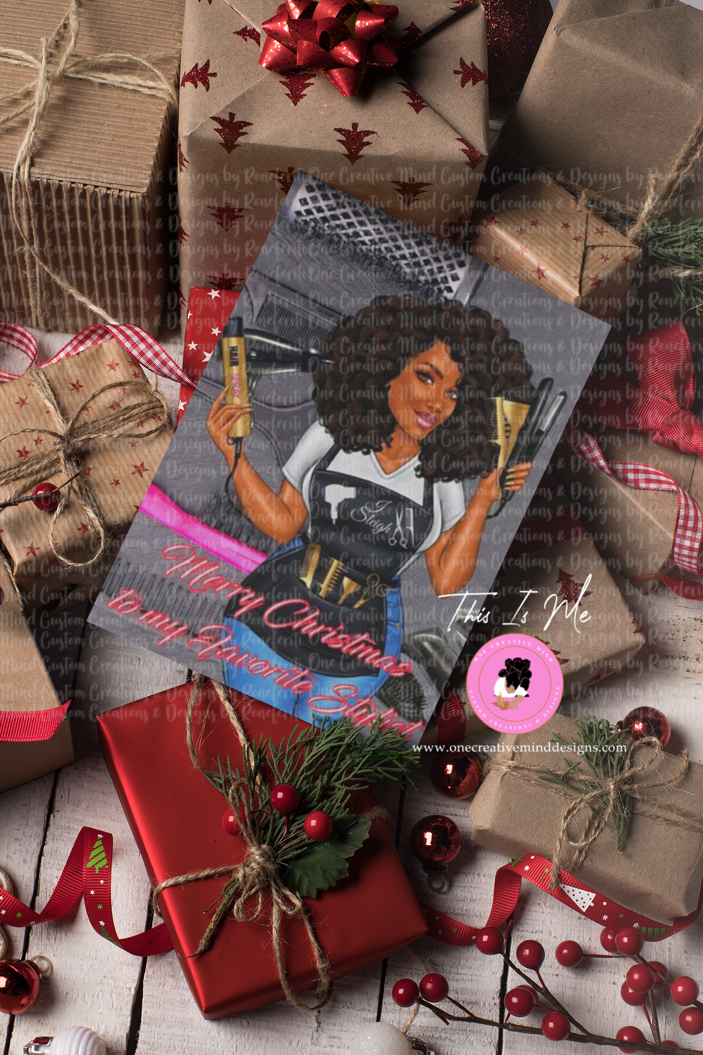 Hair Stylist / Make-up Artist Greeting Card