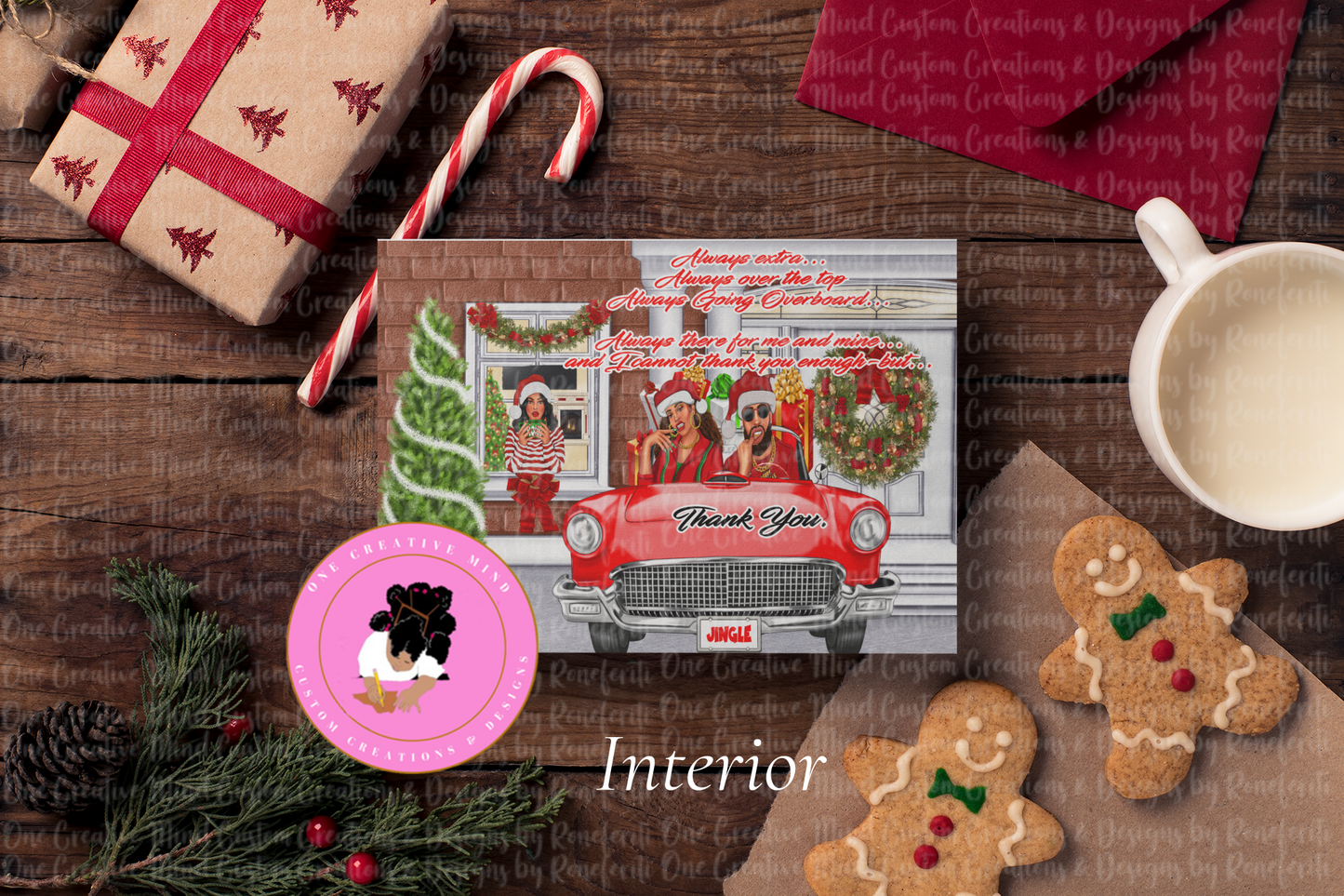 Thanks at Christmas - Greeting Card