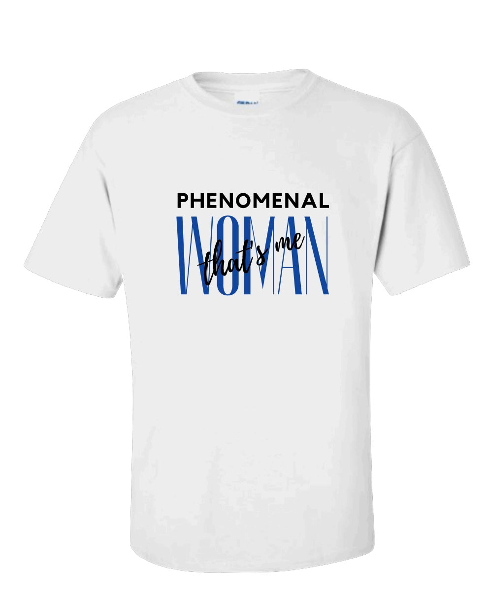 Phenomenal Woman Sisterhood Colors White