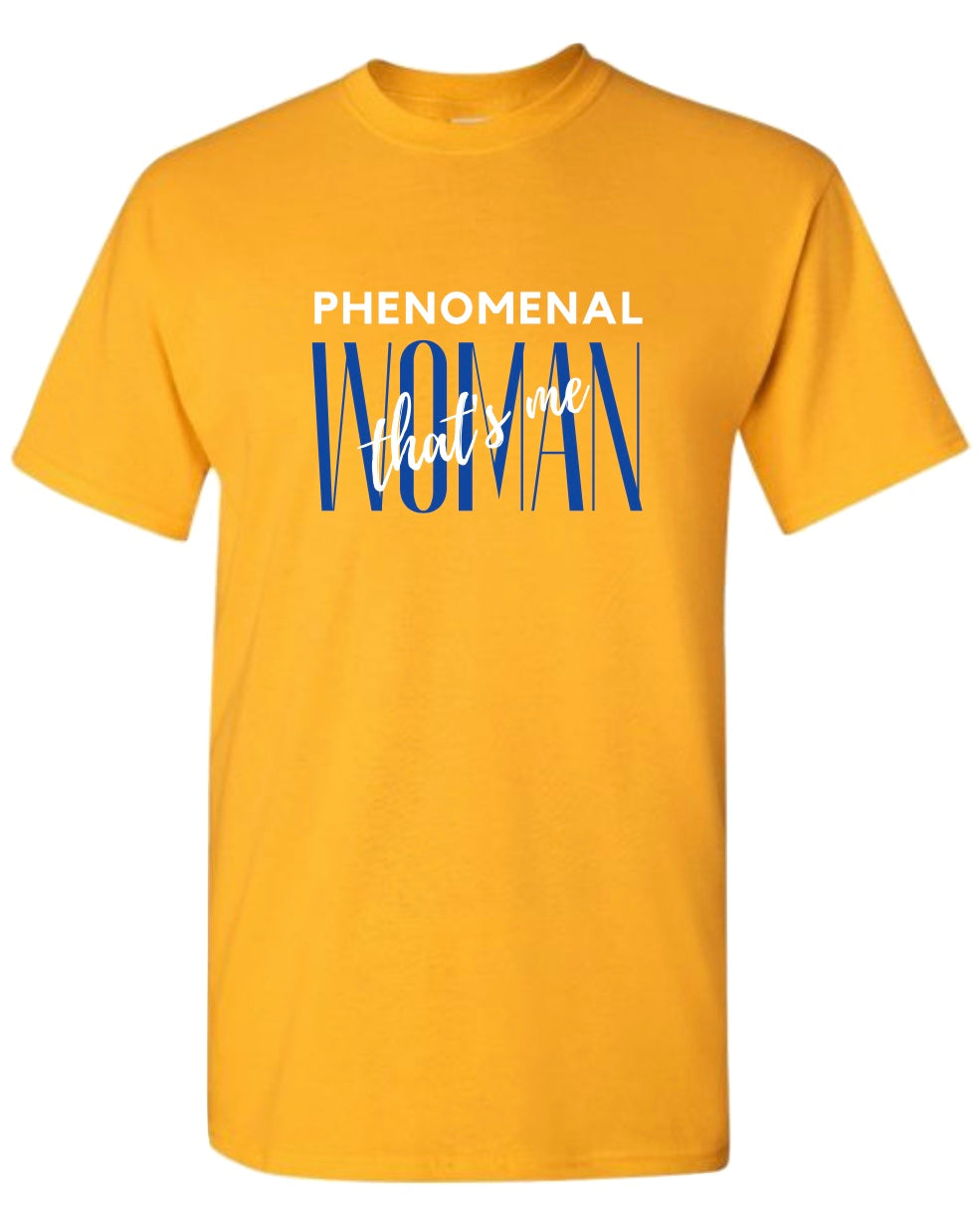 Phenomenal Woman Sisterhood Colors Yellow